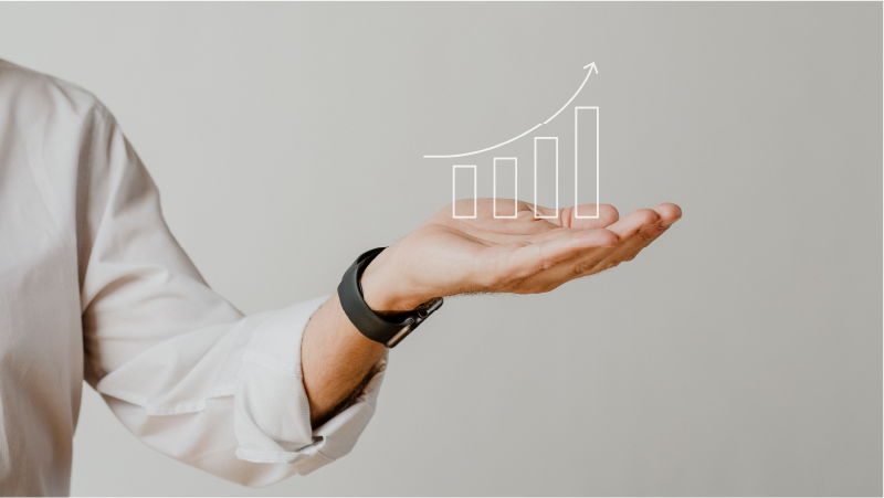 Crescimento de vendas imobiliárias