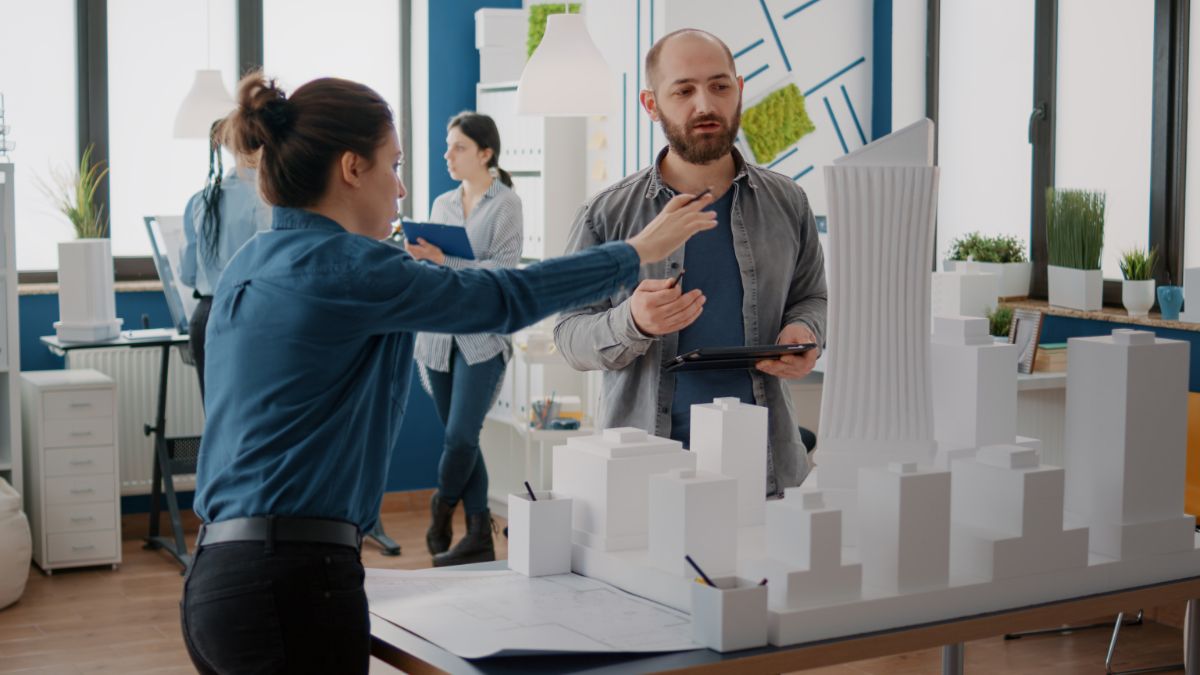 maquete simulando expansão de cidade maquete simulando expansão de cidade