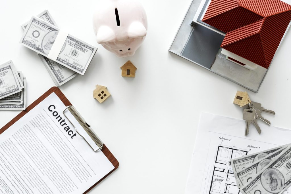 flat lay real estate concept scaled 1