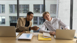 business colleagues banner concept with copy space 3 business colleagues banner concept with copy space 3